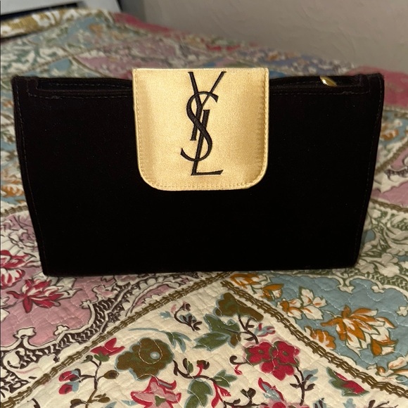 Vintage YSL Velvet Parfume Pouch - Picture 2 of 11